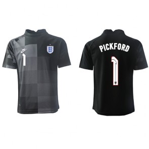 England Jordan Pickford #1 Goalkeeper Replica Home Stadium Shirt World Cup 2022 Short Sleeve